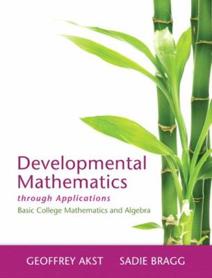 Developmental Mathematics Through Applications:... 0321900286 Book Cover