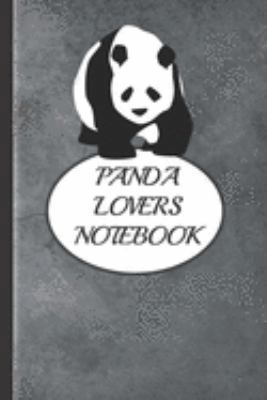 Paperback Panda Lovers Notebook: Panda Gifts For Girls Lined Paperback Black & White Notebook Book