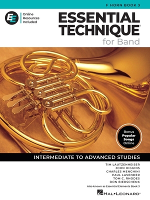 Essential Technique for Band - F Horn Book 3 wi... B0DZW7WQR4 Book Cover