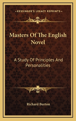 Masters of the English Novel: A Study of Princi... 1163440272 Book Cover