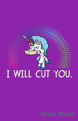 I Will Cut You Sheet Music 1090444966 Book Cover