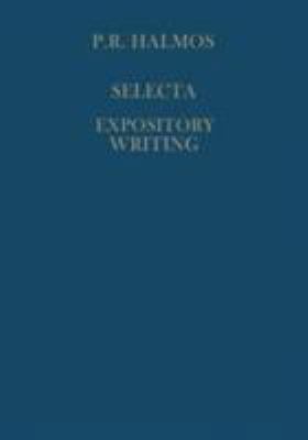 Selecta II - Expository Writings 0387907564 Book Cover