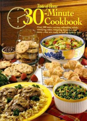 Taste of Home 30-Minute Cookbook 0898212154 Book Cover