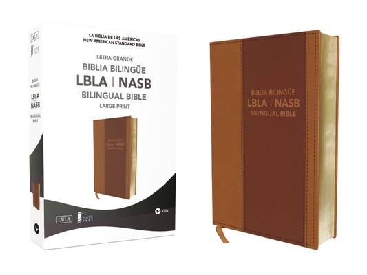 Nasb/Lbla, Bilingual Bible, Leathersoft, Brown ... [Spanish] 0829768092 Book Cover