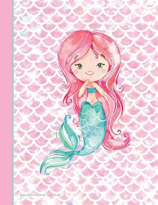 Mermaid Primary Story Book Teal: 100 Pages 8.5 ... 1724657127 Book Cover