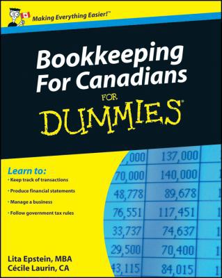 Bookkeeping for Canadians for Dummies 047073762X Book Cover