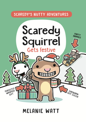 Scaredy Squirrel Gets Festive B0GMZFMPKV Book Cover