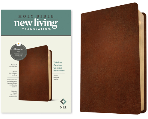 NLT Thinline Center-Column Reference Bible, Fil... 1496479106 Book Cover