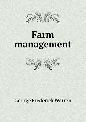 Farm Management 5518483902 Book Cover