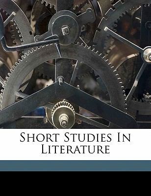 Short Studies in Literature 1172117101 Book Cover