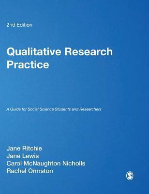 Qualitative Research Practice: A Guide for Soci... 1446209113 Book Cover
