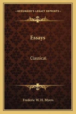 Essays: Classical 1162933720 Book Cover