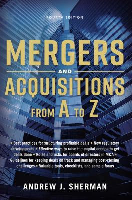 Mergers and Acquisitions from A to Z 0814439020 Book Cover