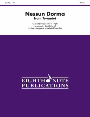 Nessun Dorma (from Turandot): Score & Parts 1554738415 Book Cover