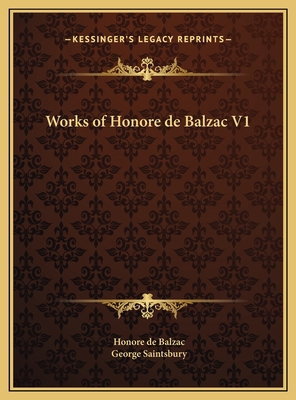 Works of Honore de Balzac V1 1169827853 Book Cover