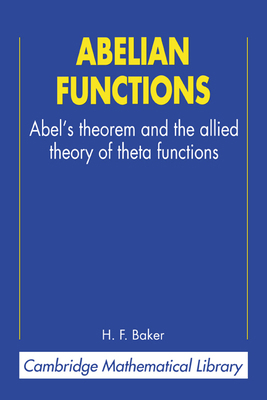 Abelian Functions 0521498775 Book Cover