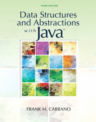 Data Structures and Abstractions with Java (3rd... 0136100910 Book Cover