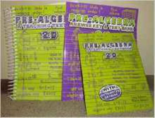 Pre-Algebra A Teaching Textbook 0983581223 Book Cover