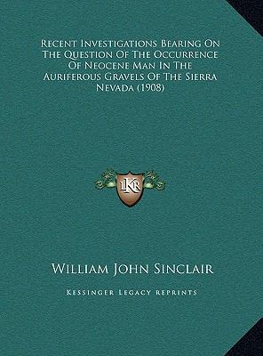 Recent Investigations Bearing On The Question O... 1169490778 Book Cover