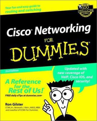 Cisco Networking For Dummies 076451668X Book Cover
