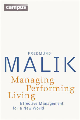 Managing Performing Living: Effective Managemen... 3593502631 Book Cover