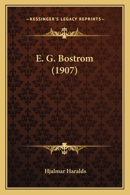 E. G. Bostrom (1907) [Swedish] 1168352606 Book Cover
