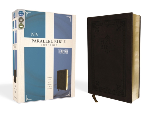 Side-By-Side Bible-PR-NIV/MS Large Print: Two B... [Large Print] 0310410266 Book Cover