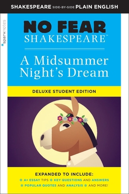 Midsummer Night's Dream: No Fear Shakespeare De... 1411479696 Book Cover