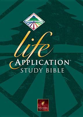 Life Application Study Bible-Nlt-Large Print [Large Print] 0842332952 Book Cover
