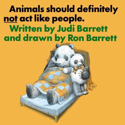 Animals Should Definitely Not Act Like People 0689307683 Book Cover