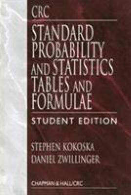 CRC Standard Probability and Statistics Tables ... 0849300266 Book Cover