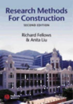Research Methods for Construction 0632064358 Book Cover