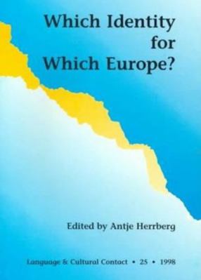 Which Identity for Which Europe? 8773076066 Book Cover