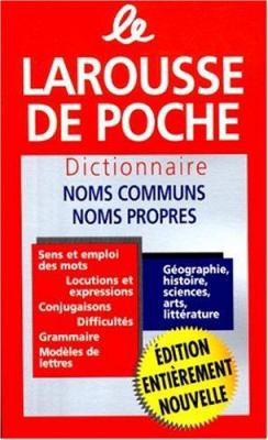Larousse de Poche: Dictionnaire Des Noms Commun... [French] 2033202054 Book Cover