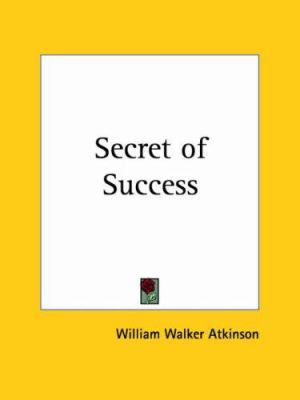 Secret of Success 1564596478 Book Cover