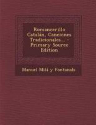 Romancerillo Catalan, Canciones Tradicionales..... [Catalan] 1295185407 Book Cover