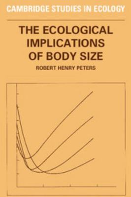 The Ecological Implications of Body Size 052128886X Book Cover