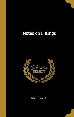 Notes on I. Kings 0530490315 Book Cover