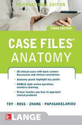 Case Files Anatomy 3/E (LANGE Case Files) 1259072363 Book Cover