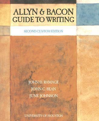 Allyn & Bacon Guide to Writing 0536942668 Book Cover