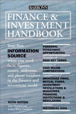 Finance and Investment Handbook 0764155547 Book Cover