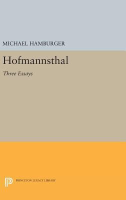 Hofmannsthal: Three Essays 0691646147 Book Cover