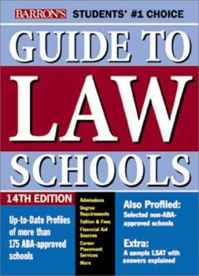 Barron's Guide to Law Schools (Barron's Guide t... 0764113968 Book Cover