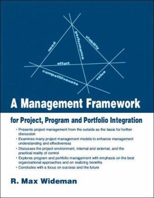 A Management Framework for Project, Program and... 1412027861 Book Cover