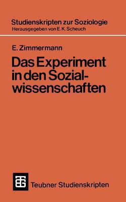 Das Experiment in Den Sozialwissenschaften [German] 3519000377 Book Cover