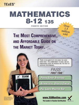 TExES Mathematics 8-12 135 Teacher Certificatio... 160787332X Book Cover