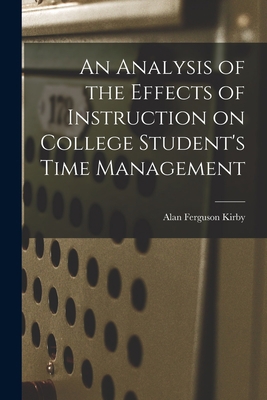 An Analysis of the Effects of Instruction on Co... 1019263563 Book Cover