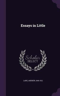 Essays in Little 1355351928 Book Cover