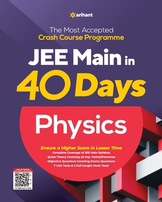 40 Days JEE Main PHYSICS 9325796295 Book Cover
