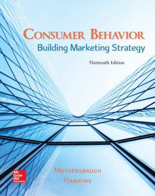 Consumer Behavior: Building Marketing Strategy 1259232549 Book Cover